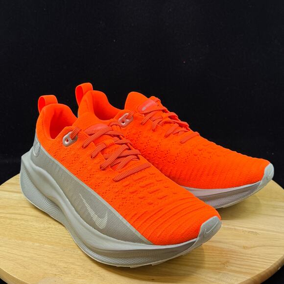 Nike ReactX Infinity Run 4 Mens Size 11.5 Hyper Crimson Light Silver HQ2934 800 - Picture 5 of 8